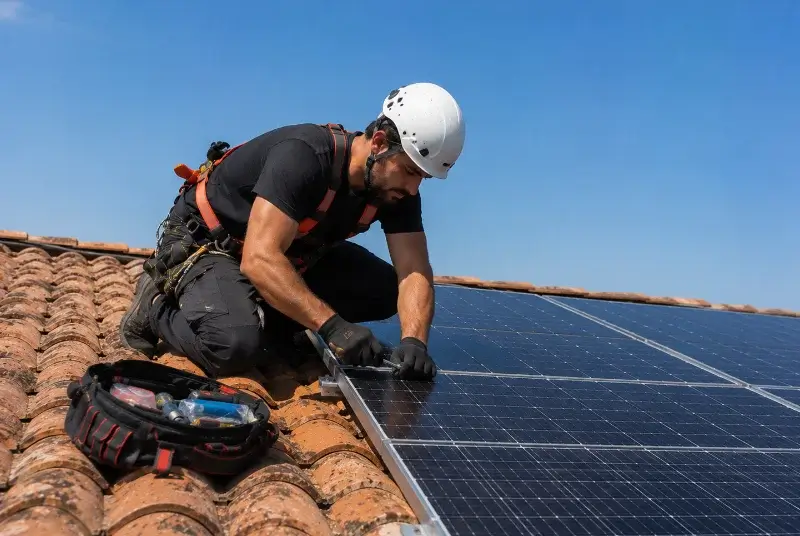 Maintenance et monitoring de panneaux solaires à Messimy