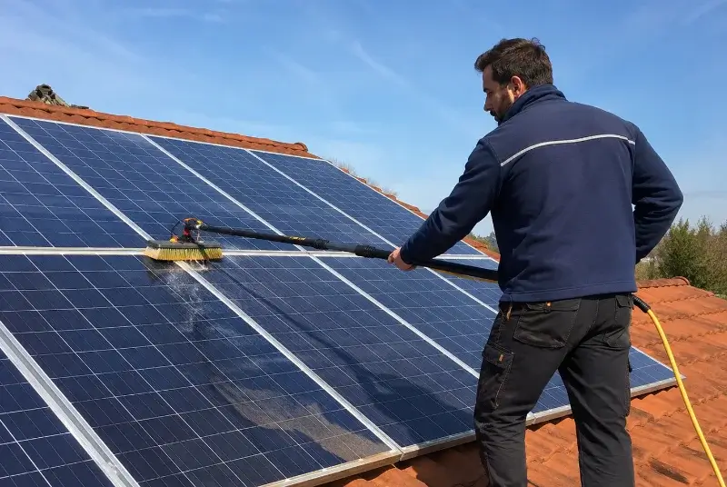 Nettoyage et entretien de panneaux solaires à Messimy